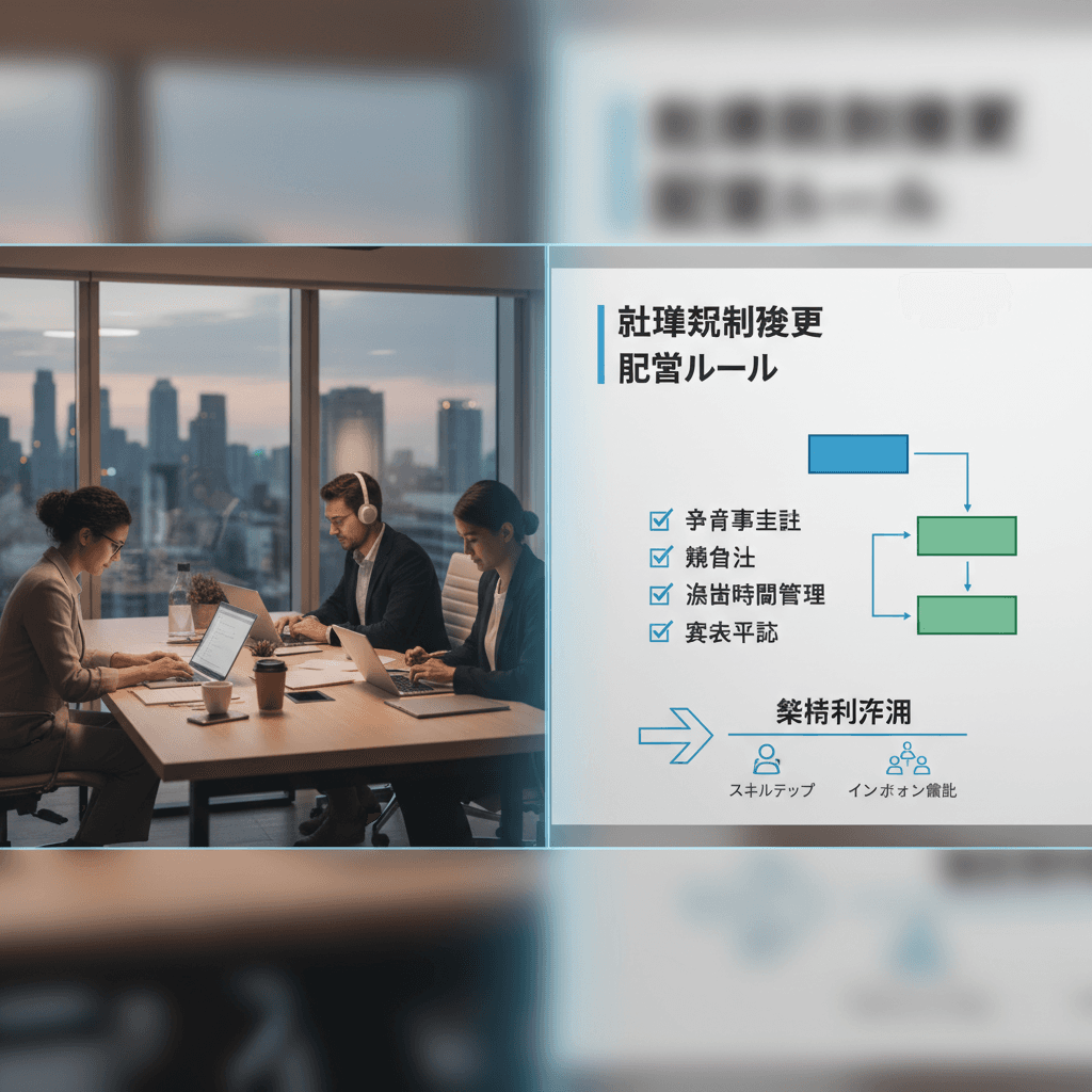 社員の副業ルール:企業が設けるべき就業規則変更と戦略的活用法